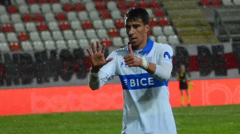 El delantero le dedicó su gol al ex jugador de la UC y La Roja