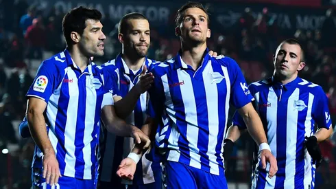 Christian Santos fue 9 del Alavés