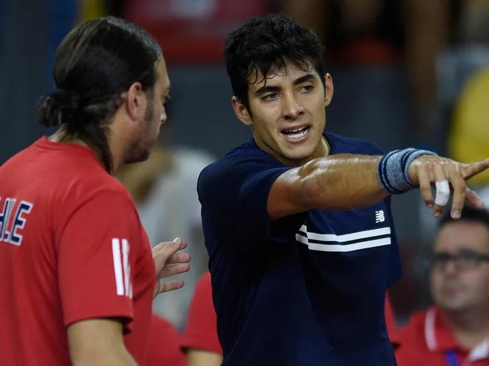 El equipo chileno de Copa Davis se prepara para jugar con Eslovaquia