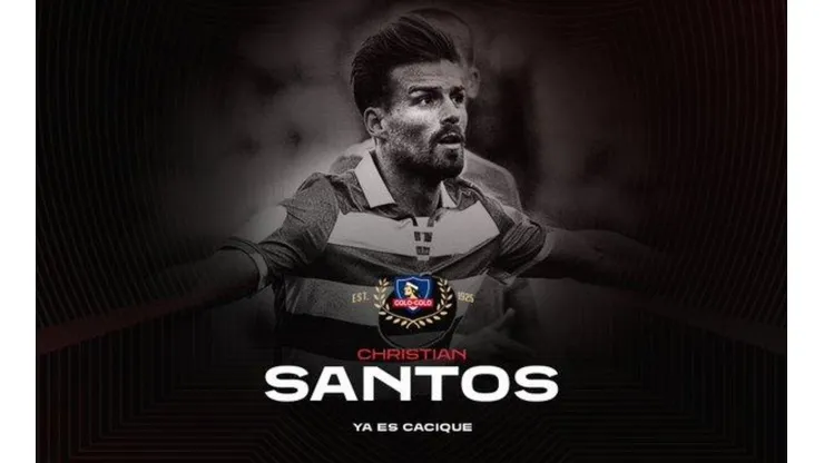 Christian Santos es nuevo refuerzo de Colo Colo