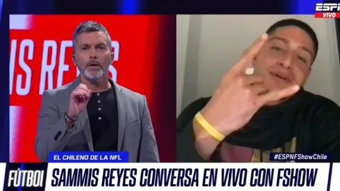 Sammis Reyes confesó ser hincha azul de toda la vida.