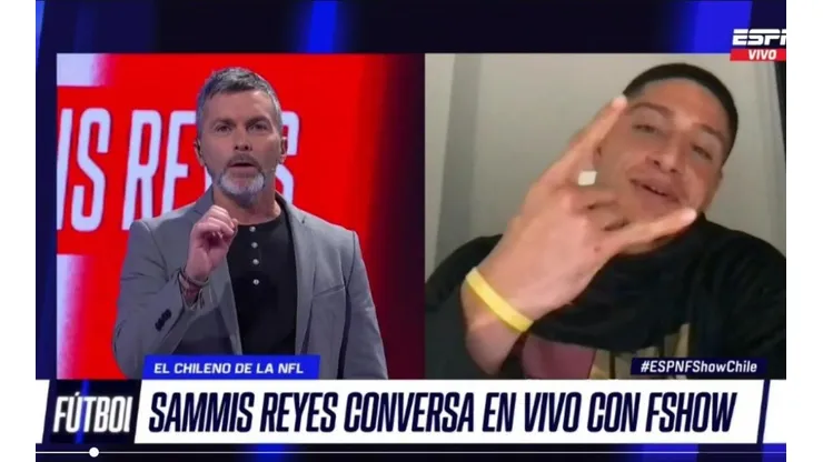 Sammis Reyes confesó ser hincha azul de toda la vida.