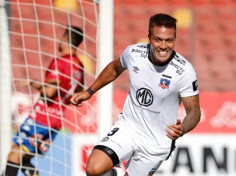 Javier Parraguez en visita de Colo Colo a la Unión Española por Copa Chile