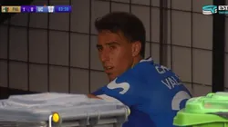 El atacante no pudo contener el llanto tras la sanción que le impidió seguir jugando