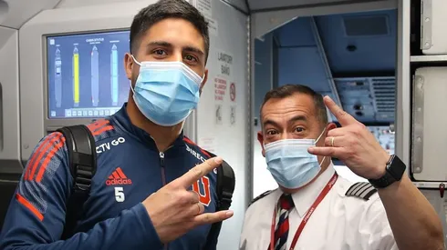 Ramón Arias viajó con el plantel de la U a Concepción