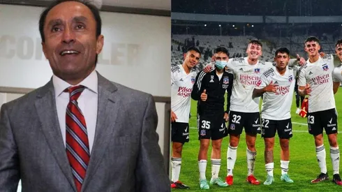 Jaime Pizarro feliz con la patrulla juvenil alba