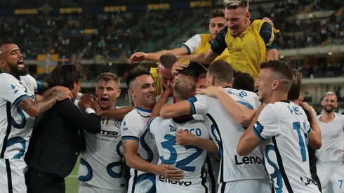 Arturo Vidal inicia la jugada del gol de la remontada del Inter