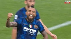 Arturo Vidal marca en 5 minutos en cancha