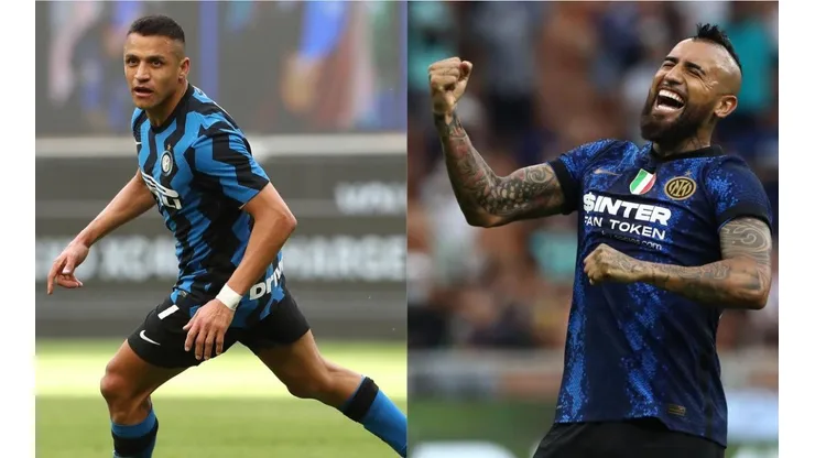 Alexis Sánchez no estuvo en el debut del Inter en la Serie A 2021/2022 y Arturo Vidal hizo un gol