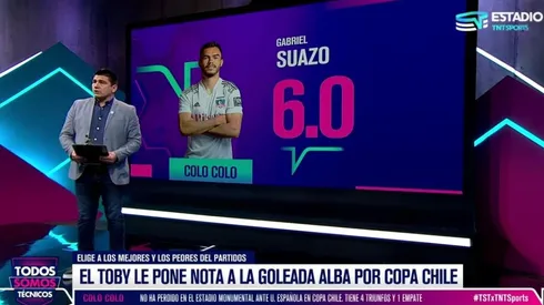 Toby Vega solo tuvo palabras de elogio para los jugadores y el técnico de Colo Colo.