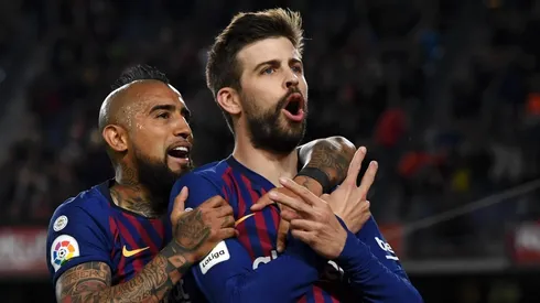 Gerard Piqué le manda cariñoso mensaje a Vidal con un chilenismo.
