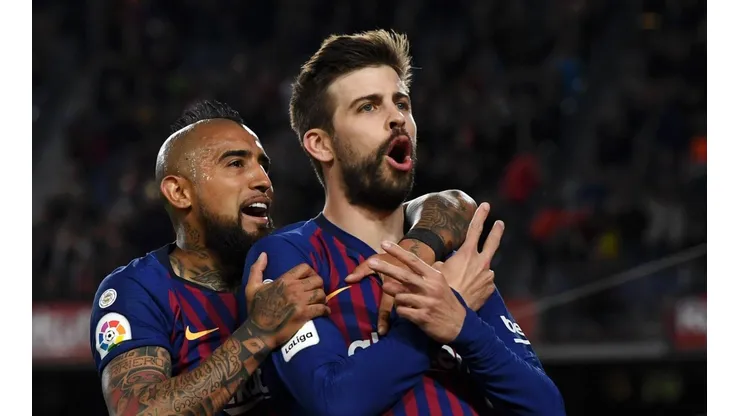 Gerard Piqué le manda cariñoso mensaje a Vidal con un chilenismo.