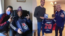 Leonel Sánchez recibe visita de Diego Rivarola y Joaquín Larrivey