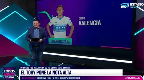 Toby Vega destacó la delantera de la Universidad Católica.