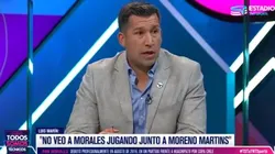 Luis Marín cree que Iván Morales podría dejar Colo Colo si llega Moreno Martins.