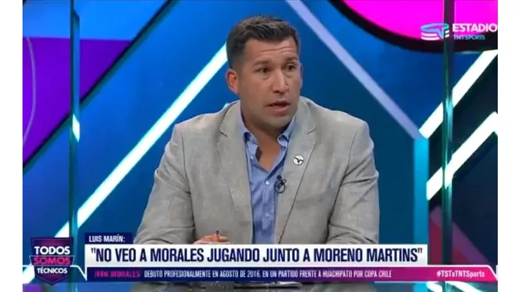 Luis Marín cree que Iván Morales podría dejar Colo Colo si llega Moreno Martins.