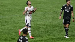 Brayan Cortés no pudo hacer nada ante el certero penal de Sosa