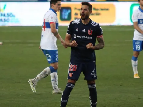 Joaquín Larrivey: "Este fue el mejor partido en los últimos tiempos de la U"