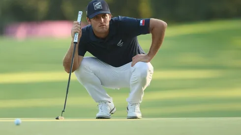 Mito Pereira en el último día del golf olímpico.