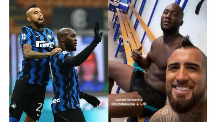 Arturo Vidal comparte foto junto a su amigo, Romelu Lukaku
