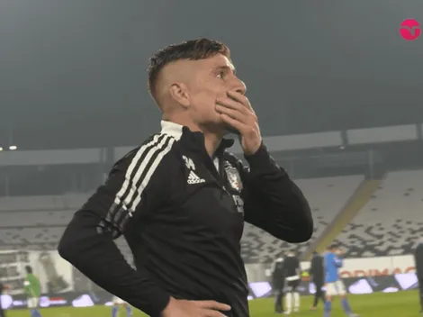 El desconsuelo de Gil post partido ante Audax Italiano