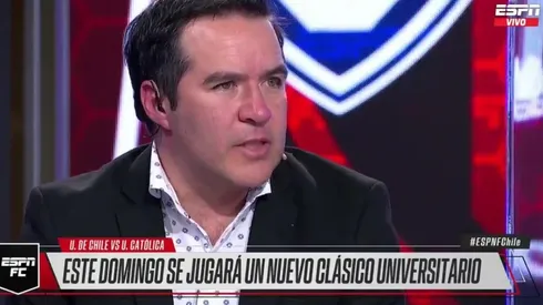 Cristian Caamaño ve a Universidad Católica como favorito para el clásico.