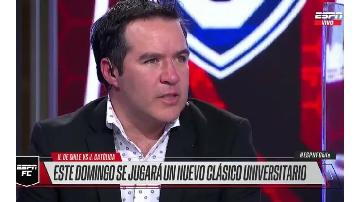 Cristian Caamaño ve a Universidad Católica como favorito para el clásico.