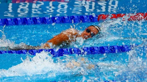 Kobrich tuvo una gran participación en la prueba de los 1.500 metros estilo libre.