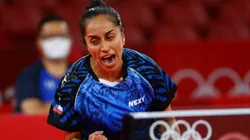 Paulina Vega accedió a la segunda ronda del Tenis de Mesa.