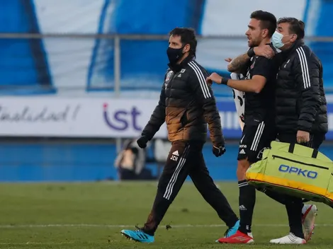 Matías Zaldivia explicó la lesión que lo obligó a salir en Colo Colo