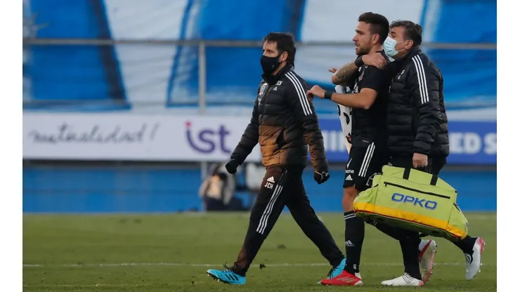Matías Zaldivia explicó la lesión que lo obligó a salir en Colo Colo.