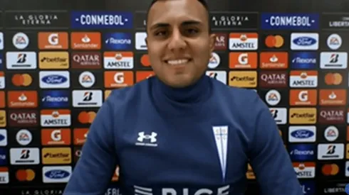 Juan Leiva espera que sea un partido favorable para los cruzados.