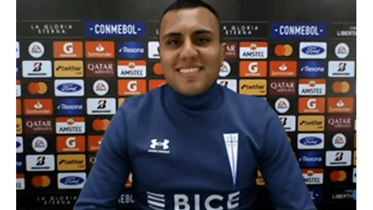 Juan Leiva espera que sea un partido favorable para los cruzados.
