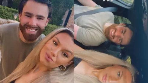 Un enamorado Brereton comparte imágenes de sus vacaciones junto a su polola