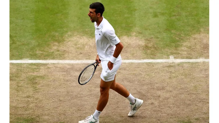Novak Djokovic está en las semifinales de Wimbledon.