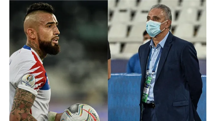 Arturo Vidal desafía a Tite en redes sociales