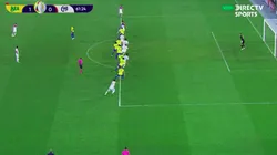 La dudosa posición de adelanto que anuló el gol de Chile.