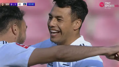 Iván Morales pone el 1-0 para Colo Colo frente a La Serena