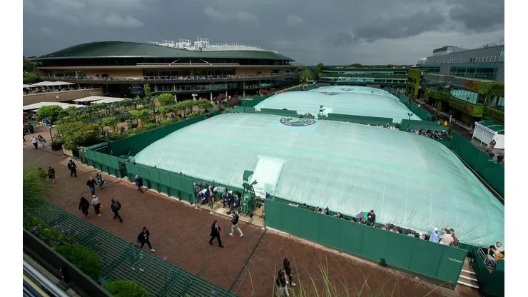 La lluvia ha sido la protagonista en esta edición de Wimbledon.