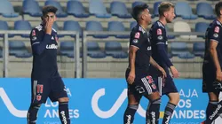 La formación de la U para enfrentar la vuelta ante San Luis.