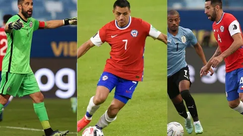 Claudio Bravo y Mauricio Isla hablan de Alexis Sánchez desde el hotel de concentración de La Roja en Santiago.