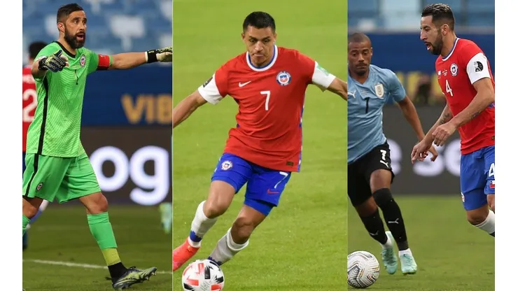 Claudio Bravo y Mauricio Isla hablan de Alexis Sánchez desde el hotel de concentración de La Roja en Santiago.