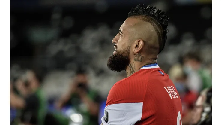 Arturo Vidal se motiva en la previa al duelo de la Selección Chile contra Paraguay por la Copa América 2021.