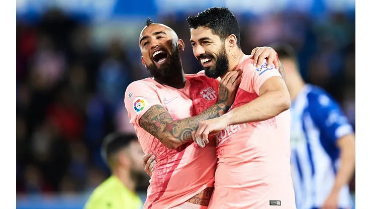 El cariñoso mensaje de Arturo Vidal para Luis Suárez en la Copa América.