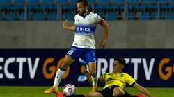 José Pedro Fuenzalida regresó a las canchas con la Universidad Católica.