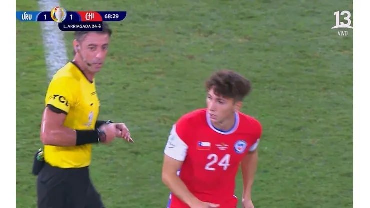 Luciano Arriagada debuta en la selección chilena