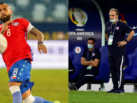 Martín Lasarte explicó con diálogo áspero la salida de Arturo Vidal