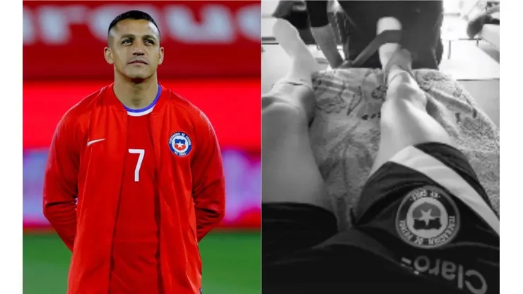 Alexis Sánchez muestra trabajos de recuperación inspirado en discurso de Michael Jordan.