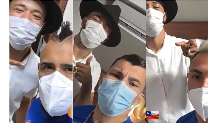 Peluquero visita a jugadores de La Roja