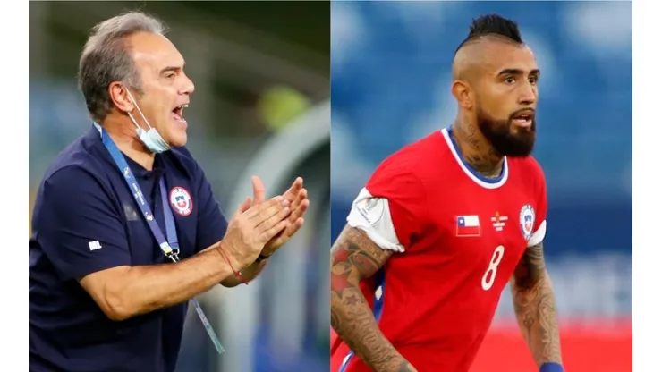 Martín Lasarte se refiere al cambio de Arturo Vidal.